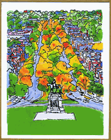 Monument Avenue, Richmond print Monument Avenue, Richmond print
