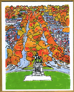 Monument Avenue, Richmond print