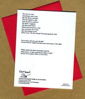 Unexpected Rose Note Card