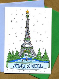 Woodsy Eiffel Tower Holiday