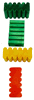 Zoo Max 4 Groovy Blocks 2x3 Zoo Max 4 Groovy Blocks 2x3