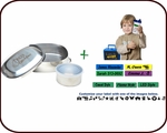 Lunch Box + Name Labels Set Lunch Box + Name Labels Set