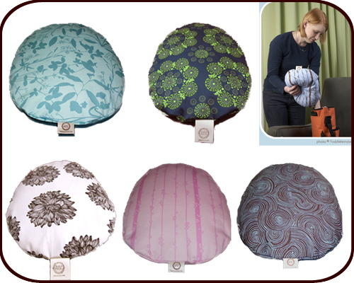 Organic Nursing Pillow On the Go "Nest Egg" + Organic Toddler Pillow