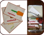 Organic Sandwich & Snack Bags - Set of 3 (snack & veggie)