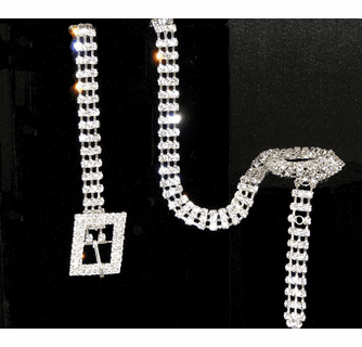 Swarovski 3 Row Crystal Belt - Gifts For Women display picture 1