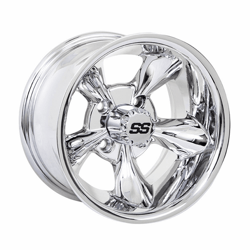 10"  GTW Godfather Chrome Wheel