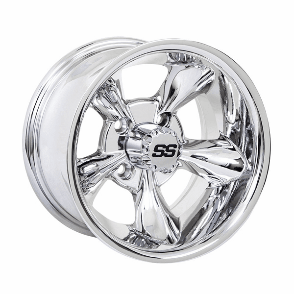 10"  GTW Godfather Chrome Wheel