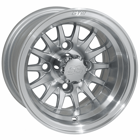 10" GTW Medusa Silver with Machined Accents Wheel