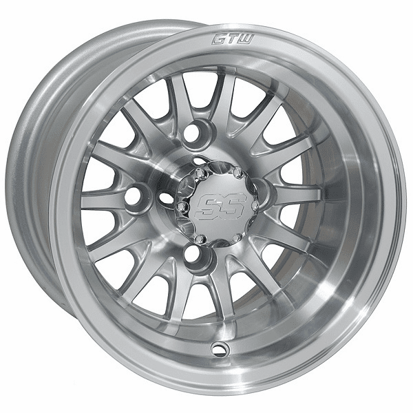 10"  GTW Medusa Silver with Machined Accents Wheel