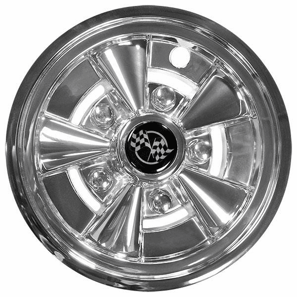 10"  Rally Classic Chrome Wheel Cover (Universal Fit)