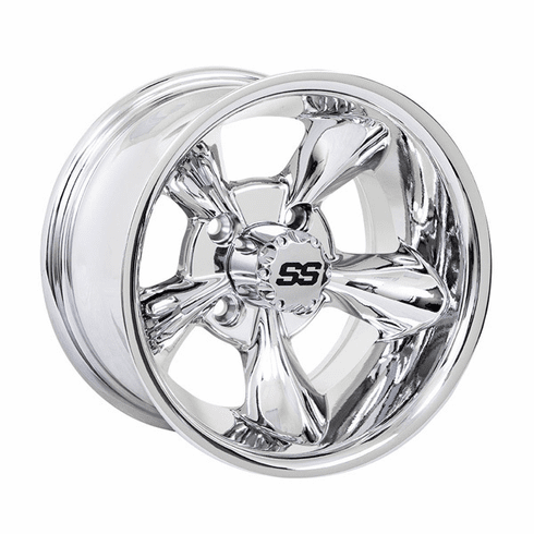 12"  GTW Godfather Chrome Wheel