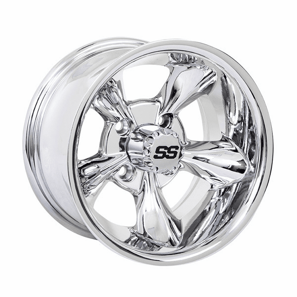 12"  GTW Godfather Chrome Wheel
