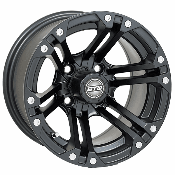 12"  GTW Specter Matte Black Wheel