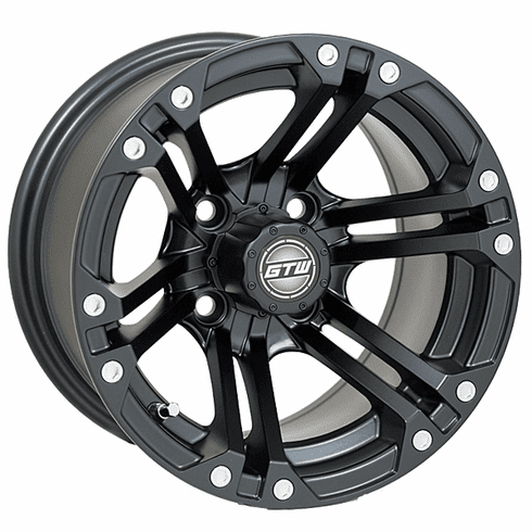 12"  GTW Specter Matte Black Wheel