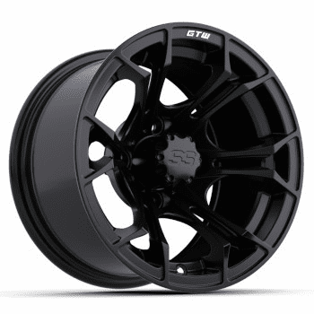 12"  GTW Spyder Wheel Matte Black