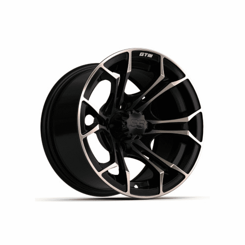 12"  GTW Spyder Wheel Matte Black with Bronze