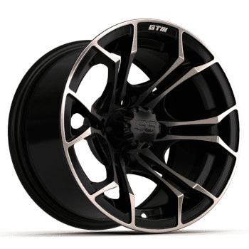 12"  GTW Spyder Wheel Matte Black with Bronze
