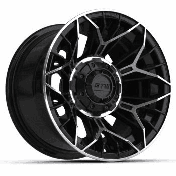 12"  GTW Stellar Machined & Black Wheel