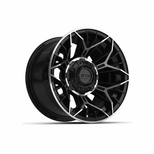 12"  GTW Stellar Machined & Black Wheel