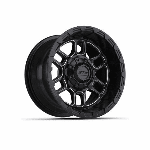 12"  GTW Titan Black & Machined Wheel
