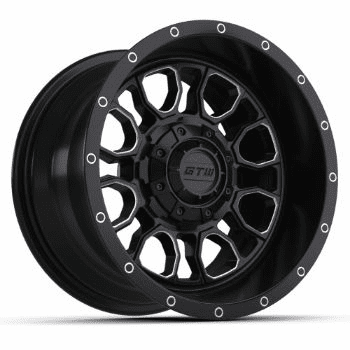 12"  GTW Volt Black & Machined Wheel