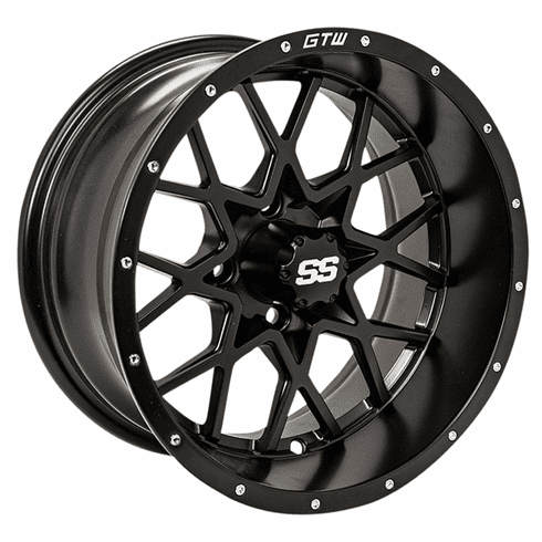 12"  GTW Vortex Matte Black Wheel