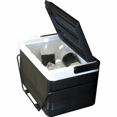12-Pack Cooler with Rear Fender Mounting Basket