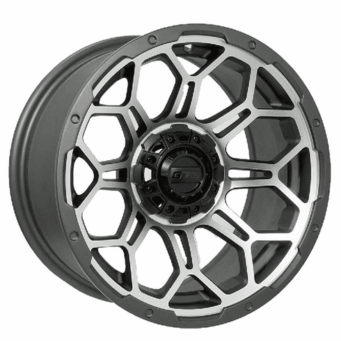 14"  GTW Bravo Wheel (Matte Grey-Machined)