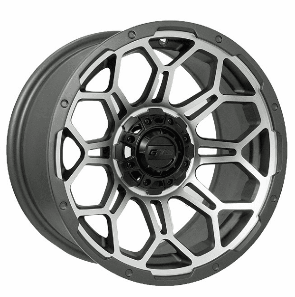 14"  GTW Bravo Wheel (Matte Grey-Machined)