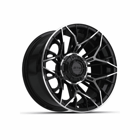 14"  GTW Stellar Black with Machined Accents Wheel