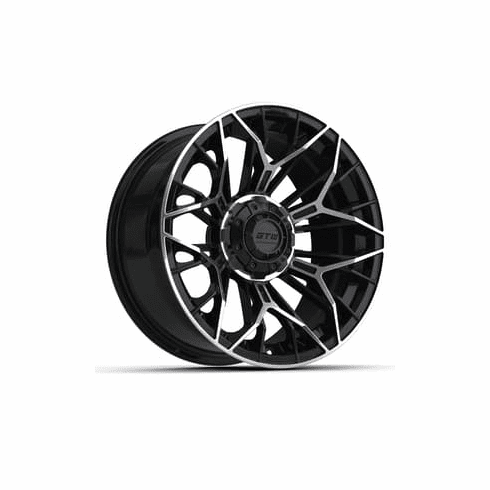15"  GTW Stellar Black with Machined Accents Wheel
