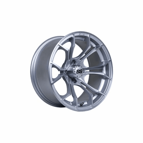 15" Spyder Matte Silver with Machined Accents Wheel