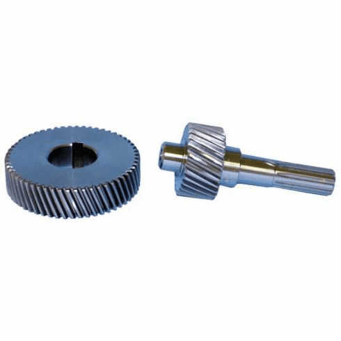 8:1 Ratio with 2-Piece Graziano Axle. Graziano Axle is Identified by Bolts in Transaxle Housing Entering From the Driver