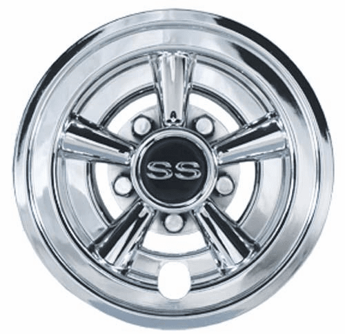 8"  Chrome " SS"  Wheel Cover