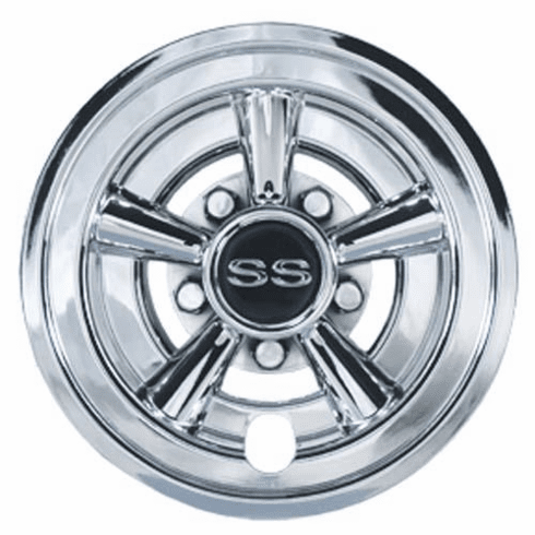 8" Chrome " SS" Wheel Cover