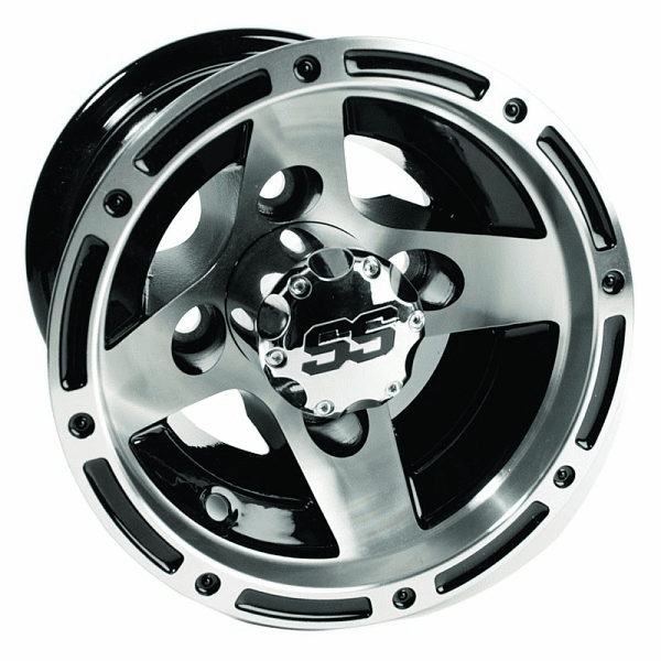 8"  GTW Ranger Black with Machined Accents Wheel