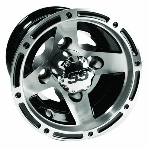8"  GTW Ranger Black with Machined Accents Wheel