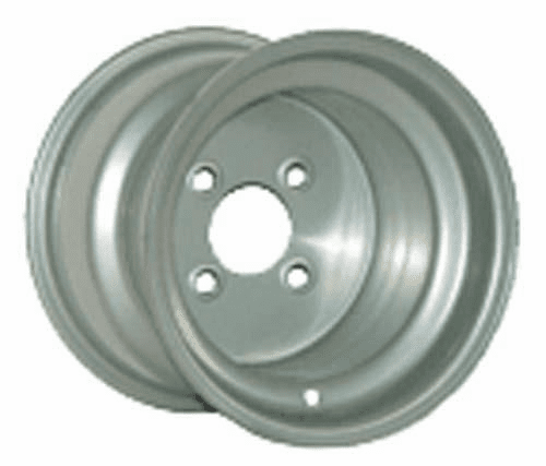 8"  GTW Silver Steel Wheel (Centered)