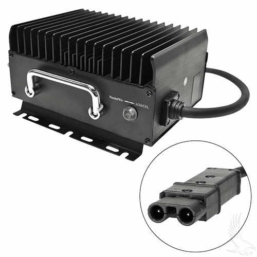 Admiral Advantage Plus High Frequency Golf Car Charger, Yamaha 2 Pin, 48 V 15 Amp