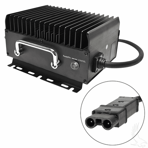 Admiral Advantage Plus High Frequency Golf Car Charger, Yamaha 2 Pin, 48 V 15 Amp