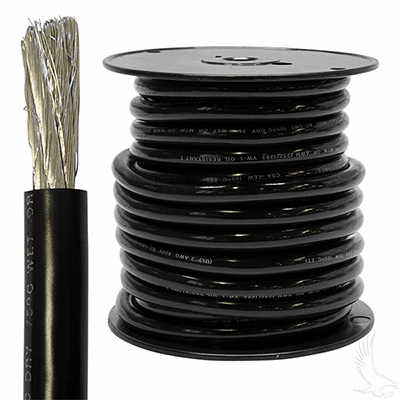 Battery Cable, 2 Gauge, 50 Foot