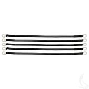 Battery Cable, BAG OF 5, 14" 4 Gauge Black