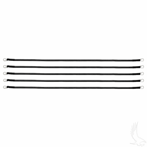 Battery Cable, PACK OF 5, 26" 4 Gauge Black