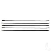 Battery Cable, PACK OF 5, 26" 4 Gauge Black