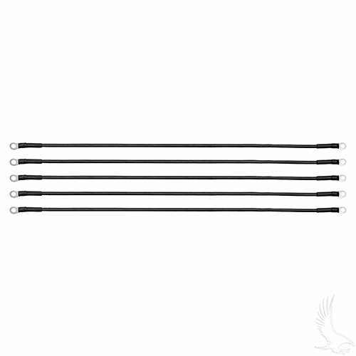 Battery Cable, PACK OF 5, 26" 6 Gauge Black