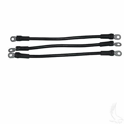 Battery Cable SET, Includes (3) 12" 4 gauge, E-Z-Go RXV 08+