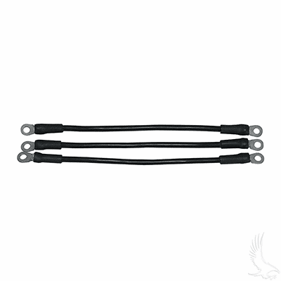 Battery Cable SET, Includes (3) 12" 6 gauge, E-Z-Go RXV 08+