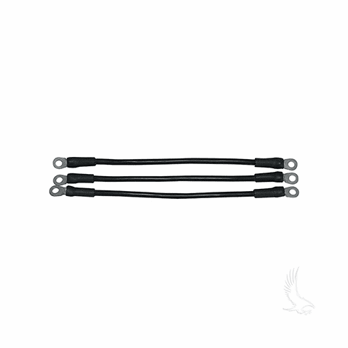 Battery Cable SET, Includes (3) 12" 6 gauge, E-Z-Go RXV 08+