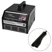 Battery Charger, Eagle Performance Series, 36V-48V Auto Ranging 15A E-Z-Go 3-Pin