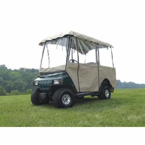 Beige 4-sided 4-Passenger Enclosure - 80" Tops (Universal Fit)